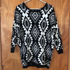 • 2/$10 • Forever 21 Tribal Print Sweater